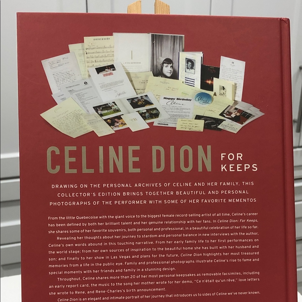 Celine Dion For Keeps By Jenna Glatzer Collector’s Edition Hardcover Book 2005 - Picture 10 of 15